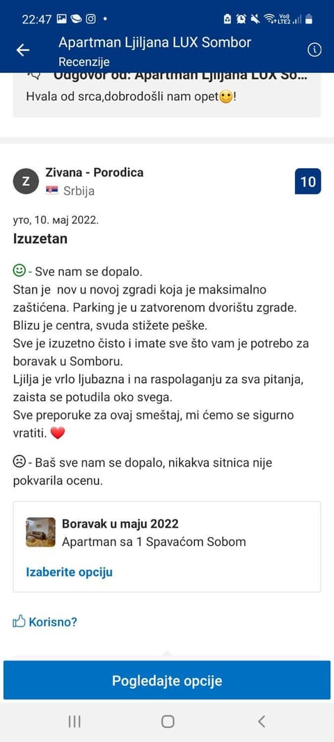 Apartman Ljiljana LUX Sombor Apartment in Vojvodina