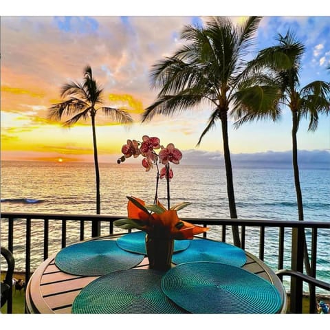 Natural landscape, Balcony/Terrace, Sea view, Sunset