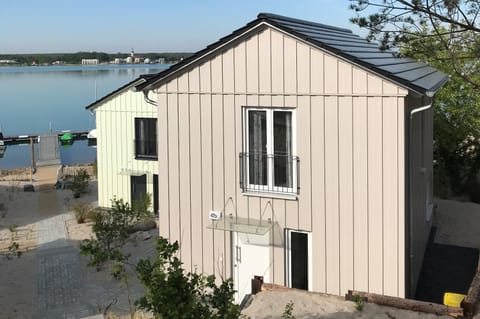 Property building, Facade/entrance, Lake view