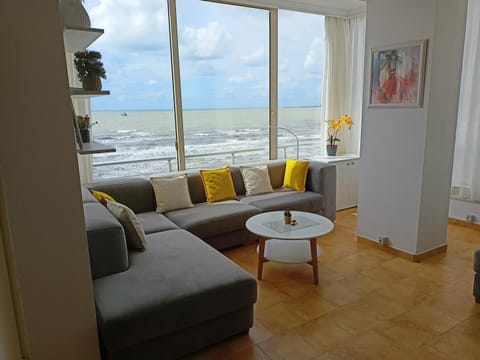Living room, Seating area, Sea view