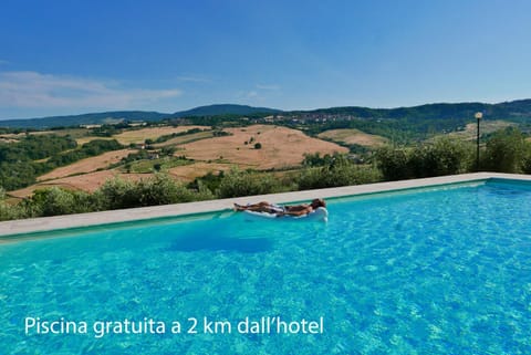 Nearby landmark, Natural landscape, Mountain view, Pool view, Swimming pool