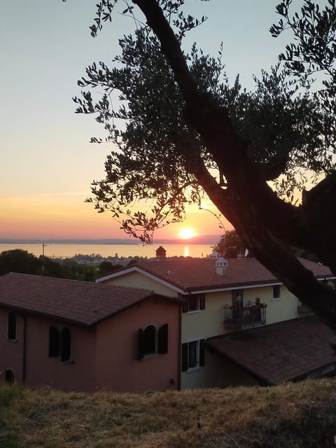 Property building, Sunset