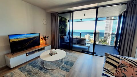 Living room, Seating area, Sea view