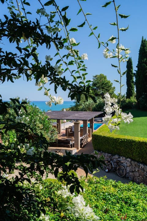 Natural landscape, Garden, Garden view, Sea view