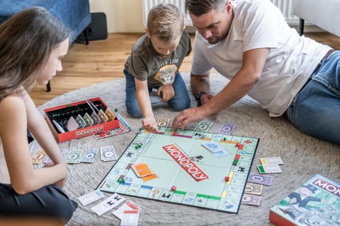 children, group of guests