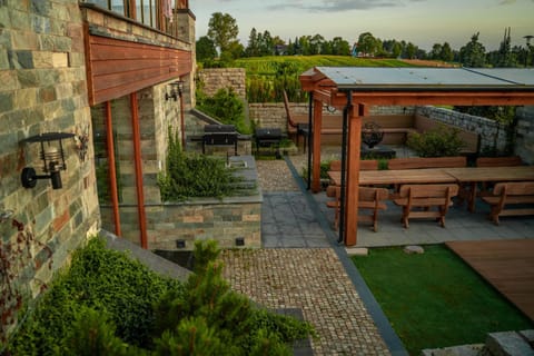 Property building, Patio, Garden, Garden view