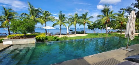 Spring, Day, Garden, Garden view, Lake view, Pool view, Sea view, Swimming pool