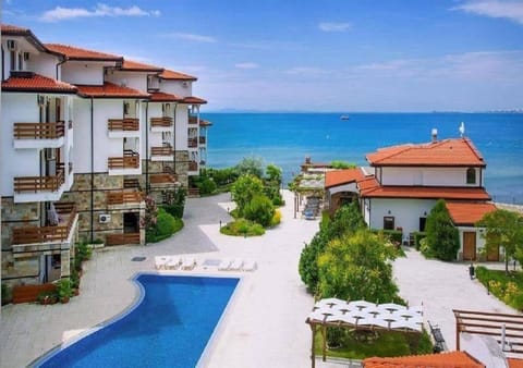 Property building, View (from property/room), Sea view, Swimming pool