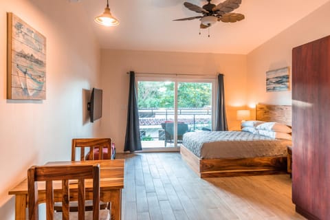 Bed, Photo of the whole room, Seating area, Bedroom, fireplace