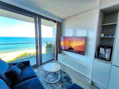 Living room, Seating area, Sea view