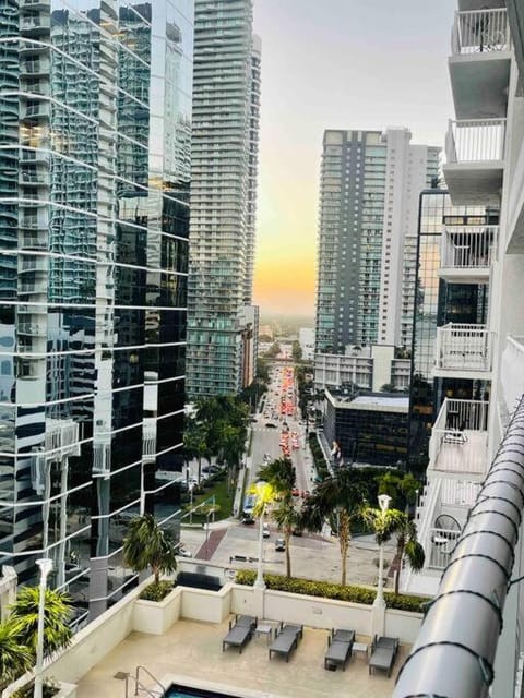 Rooftop Pool with Water View Apartment in Brickell