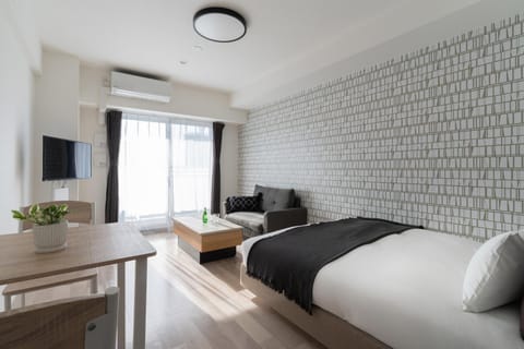 Bed, Living room, Bedroom