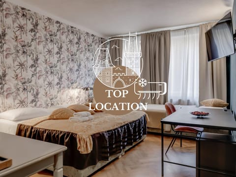 Bed, TV and multimedia, Coffee/tea facilities, Bedroom, heating, air conditioner