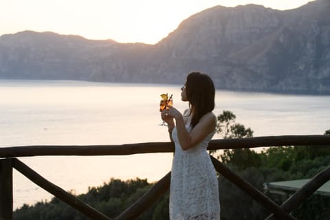 Garden, Balcony/Terrace, Sea view, Sunset