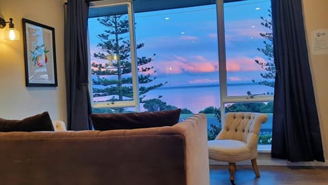 Natural landscape, Seating area, Sea view