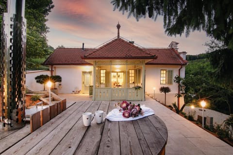 Property building, Patio