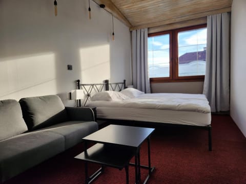 Bed, Living room, Bedroom