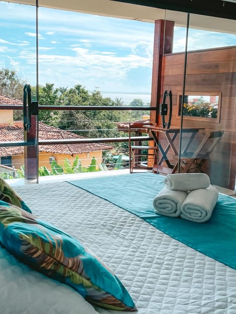 Bed, Natural landscape, Balcony/Terrace, Bedroom