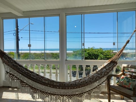 Natural landscape, View (from property/room), Living room, Seating area, Sea view