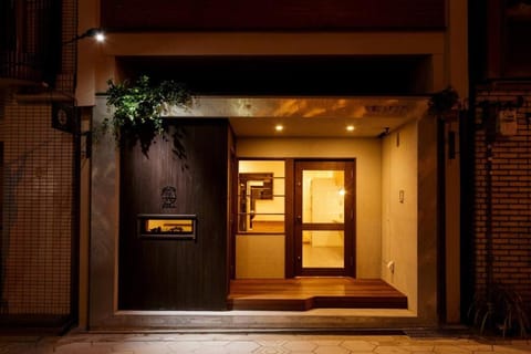 Facade/entrance, Night