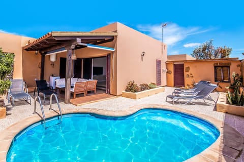 Property building, Patio, Facade/entrance, Off site, Pool view, Swimming pool