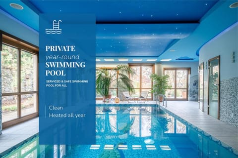 Spring, Winter, Summer, Autumn, Garden view, Pool view, Swimming pool, heating