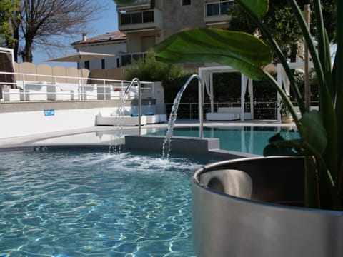 Property building, Pool view, Swimming pool