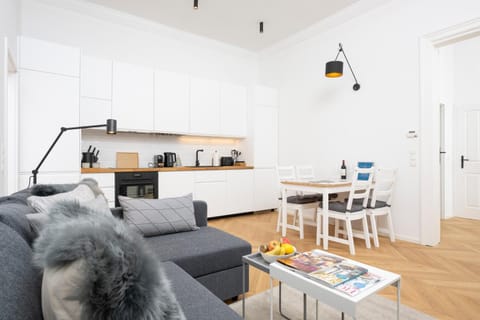 Kitchen or kitchenette, Living room, Dining area