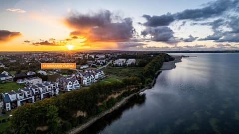 Bird's eye view, Sunset