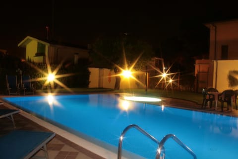 Night, Swimming pool, Swimming pool