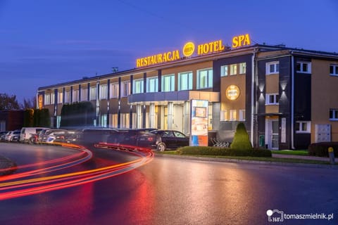 Property building, Night, Street view