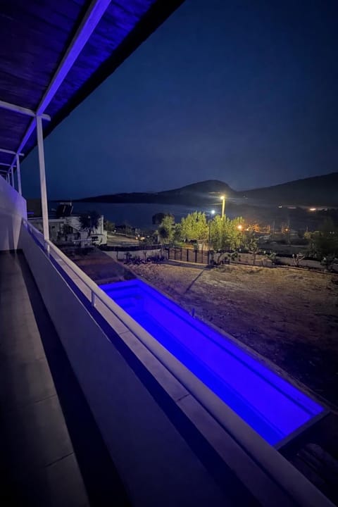 Night, Natural landscape, Mountain view, Pool view, Swimming pool
