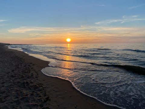 Natural landscape, Beach, Hiking, Sunset