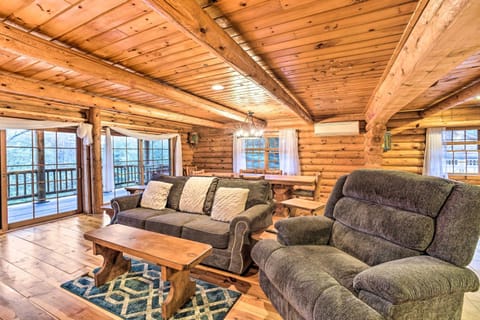 Spacious Cabin with Decks Near Saratoga Springs Cabin in Saratoga