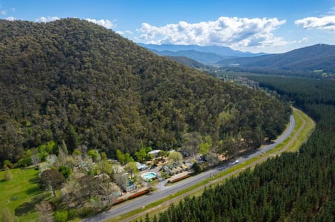 Natural landscape, Bird's eye view, Mountain view