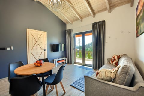 Living room, Seating area, Dining area