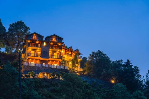 Property building, Night, Natural landscape