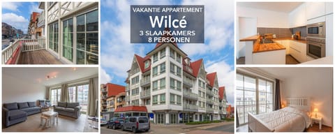 Wilcé 0102 - 3 bedrooms 8p - located Sint Idesbald gastronomic centre Apartment in De Panne