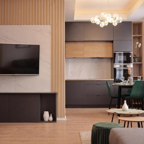 Living room, Dining area, kitchen