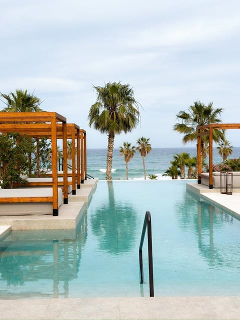 Day, Natural landscape, Sea view, Swimming pool, sunbed