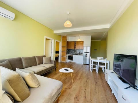 Communal lounge/ TV room, Kitchen or kitchenette, Seating area, Dining area, air conditioner