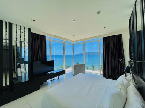 Bedroom, Sea view