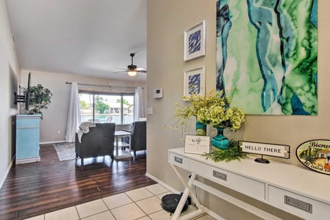 Mod Casa Grande Home with Patio on the Water! House in Casa Grande