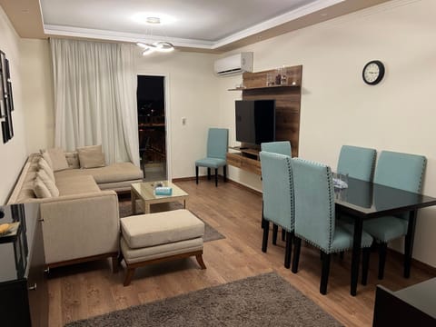 Living room, Seating area, Dining area, air conditioner