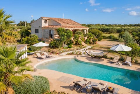 Property building, Day, Natural landscape, Garden view, Pool view, Swimming pool, sunbed