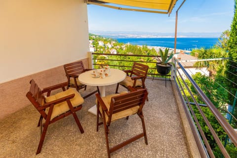 Patio, Day, Natural landscape, View (from property/room), Balcony/Terrace, Seating area, Sea view