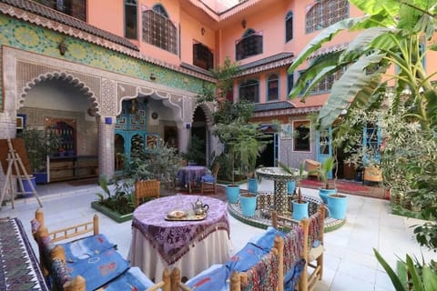 Property building, Patio, Seating area, Garden view