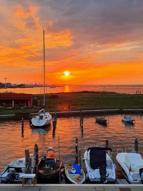 Natural landscape, Sea view, Sunset
