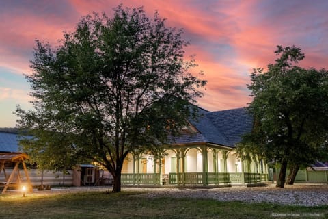 Property building, Sunset