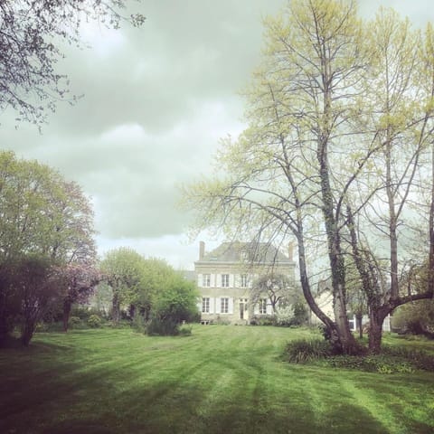 Property building, Natural landscape, Garden, Garden view